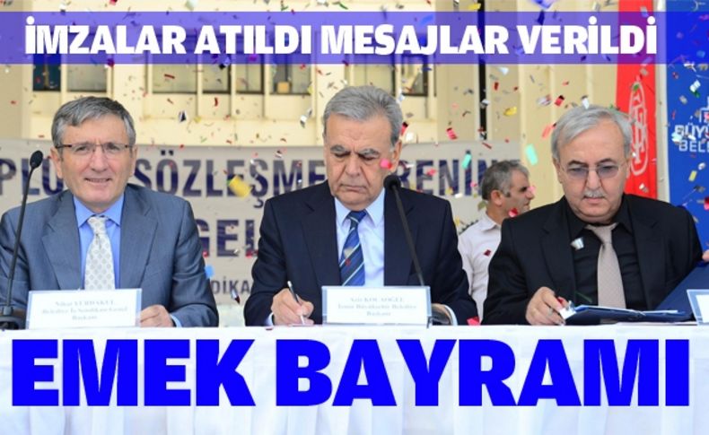 Büyükşehir'den işçilere erken bayram