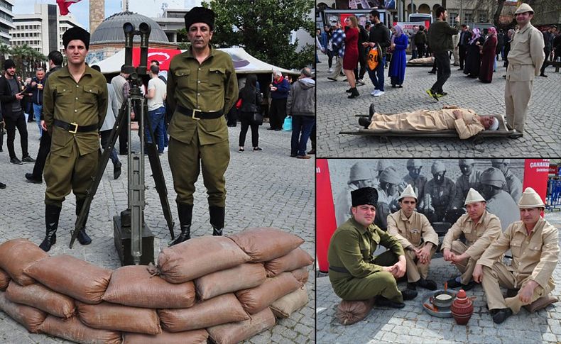 Çanakkale ruhunu yaşatan cephe oluşturdular