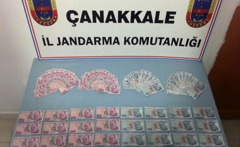 Çanakkale'de sahte para operasyonu