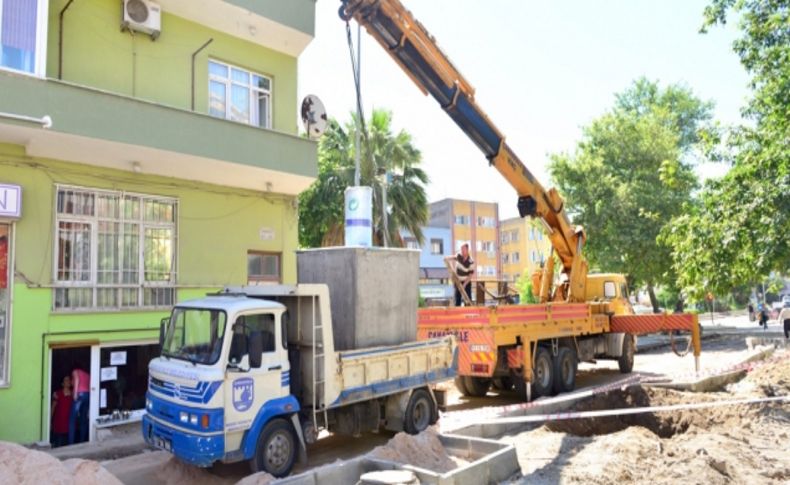 Çanakkale'de yer altı çöp konteyner sistemi kuruluyor