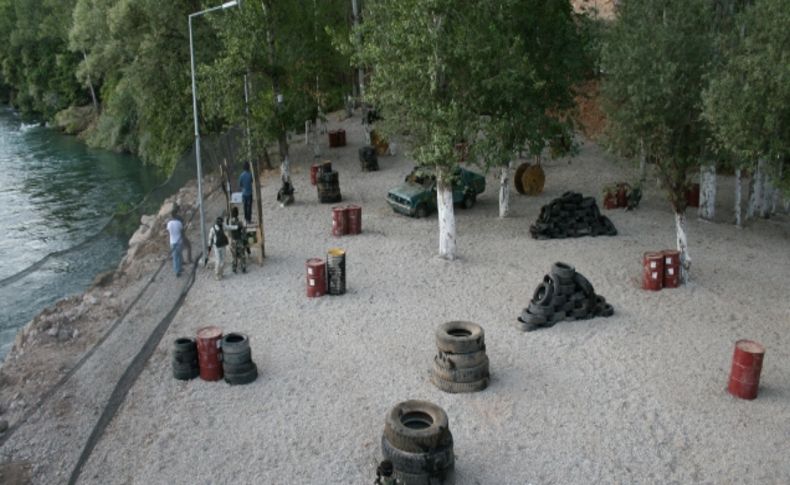 Çatışmalar bitti, Tunceli'de şimdi paintball zamanı