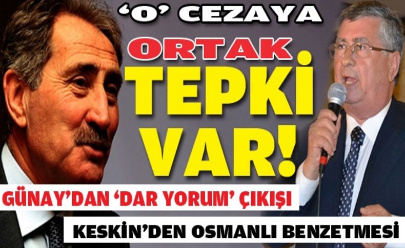 Çelenk cezasına ortak tepki