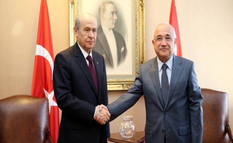 Cemil Çiçek, Devlet Bahçeli görüşmesi başladı