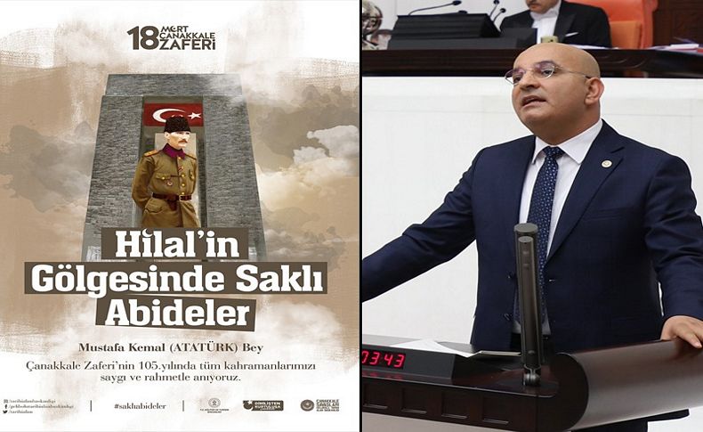 CHP’li Polat’tan 18 Mart afişlerine tepki: Hadsizlik ve saygısızlıktır!