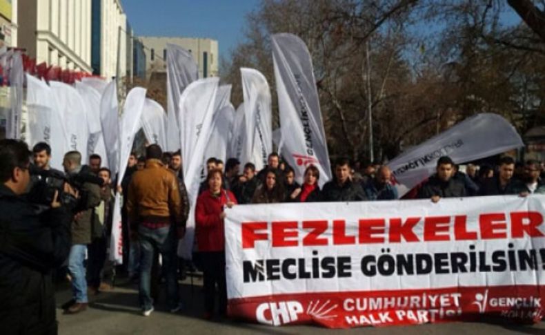 CHP eylemine müdahale hazırlığı