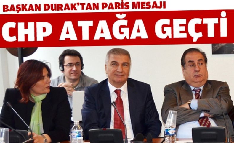 CHP heyeti Paris'te dur durak demeden çalışıyor