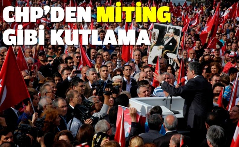 CHP İzmir'den binlerle birlikte ikinci kutlama