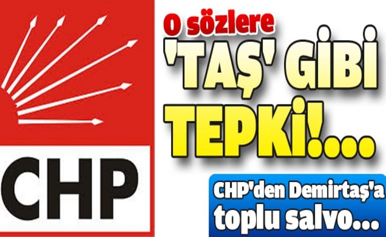 CHP İzmir'den Demirtaş'a tepki yağdı