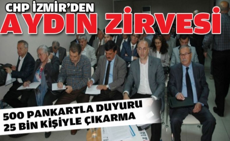 CHP İzmir'den 'miting' toplantısı