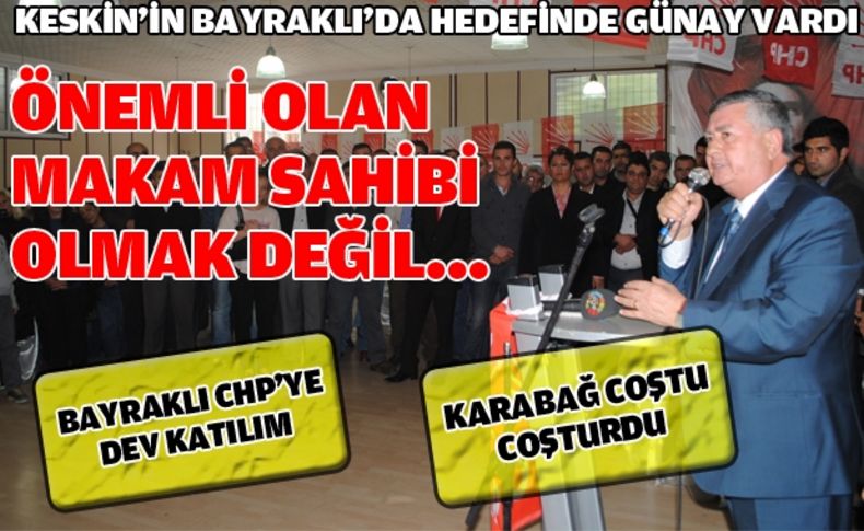 CHP rüzgarı bu kez Bayraklı'da esti