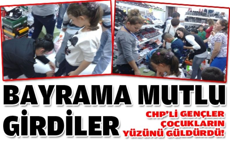 CHP'li gençler çocukların yüzünü güldürdü!