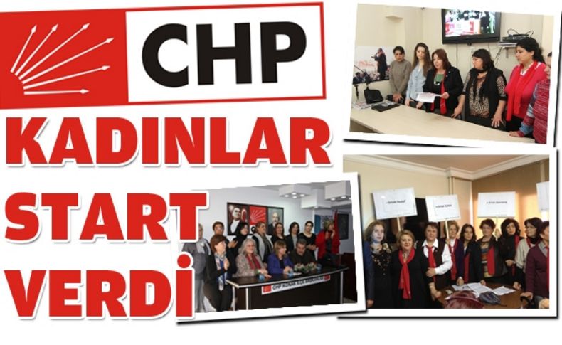 CHP'li kadınlar iş başında