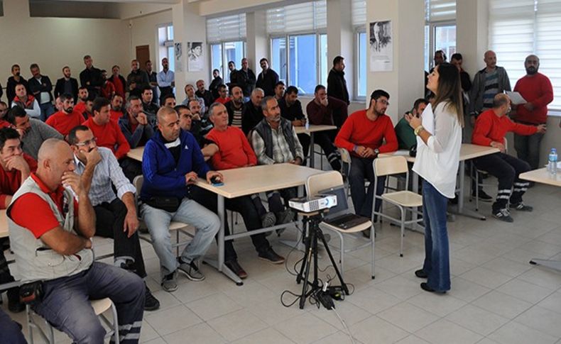 Çiğli'de işçilere “İş Sağlığı ve Güvenliği Semineri”