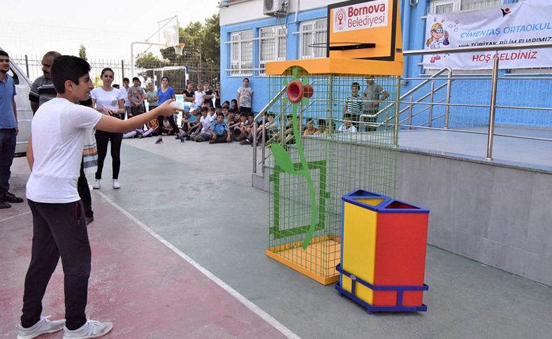 Bornova'da çocuklara çevre eğitimi