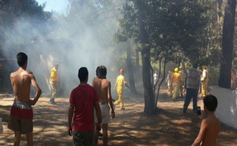 Cubucak Orman Kampı’nda yangın