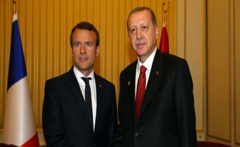 Cumhurbaşkanı Erdoğan, Macron ile görüştü