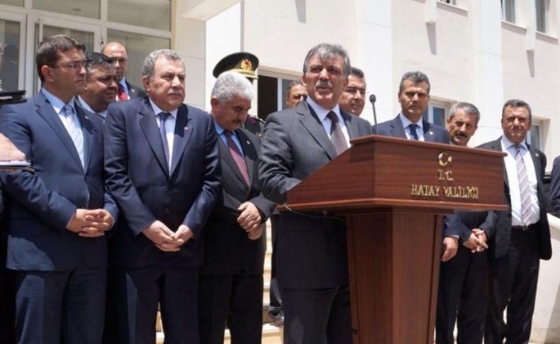 Cumhurbaşkanı Abdullah Gül Reyhanlı'da