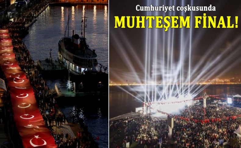 Cumhuriyet coşkusuna muhteşem final!