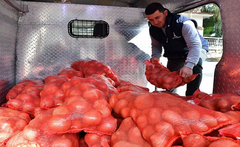 Dargelirliye 700 ton soğan-patates