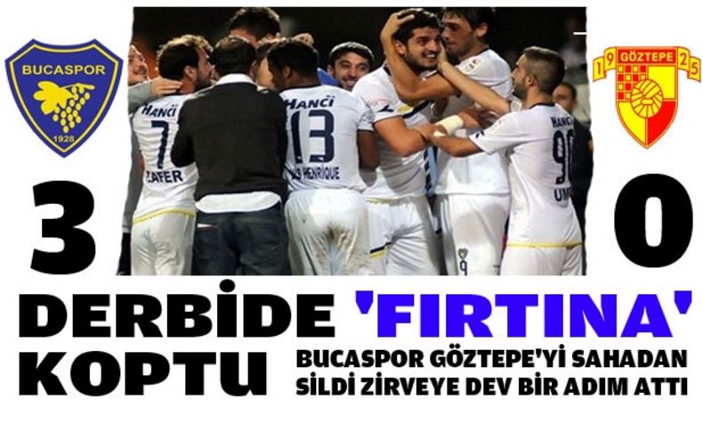 Derbide 'fırtına' koptu:3-0