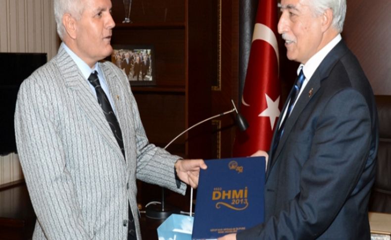 DHMİ'den Aldırmaz’a teşekkür ziyareti