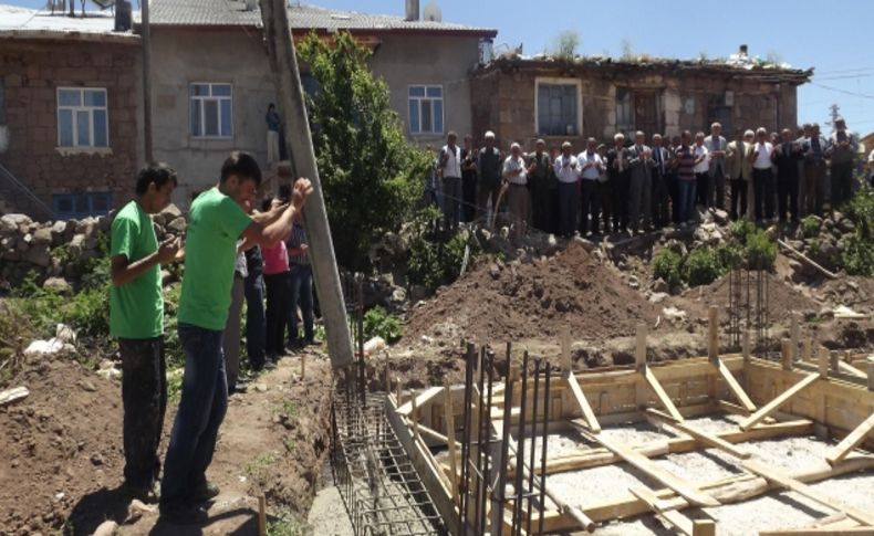 Dikilitaş Köyü Kur’an Kursu'nun temeli atıldı