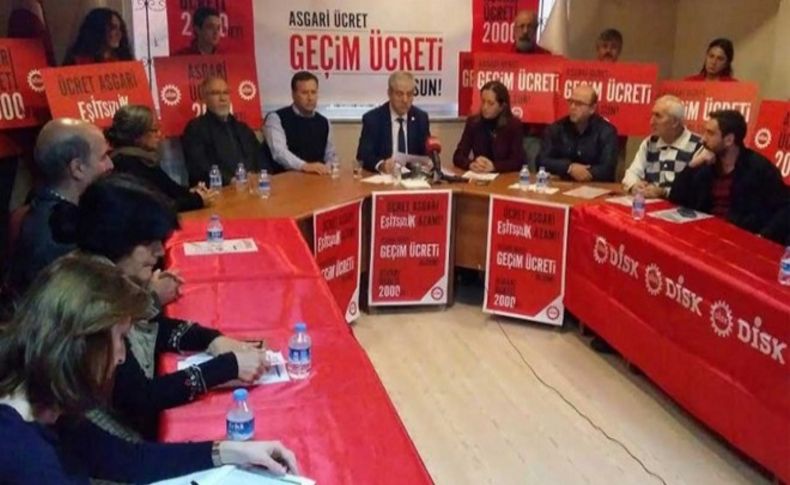 DİSK: Asgari ücret net 2 bin TL olmalı