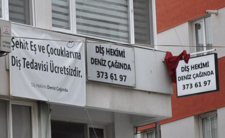 İzmir'de diş hekiminden duygulandıran davranış