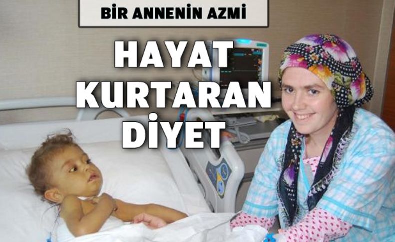 Diyet yaparak kızı merve’ye hayat verdi