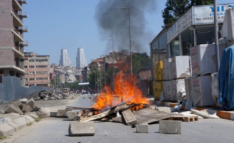 Dolapdere savaş alanına döndü