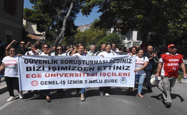 Ege Üniversitesi'nde oturma eylemi bitti