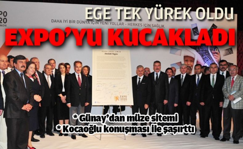 Ege tek yürek oldu Expo'yu kucakladı