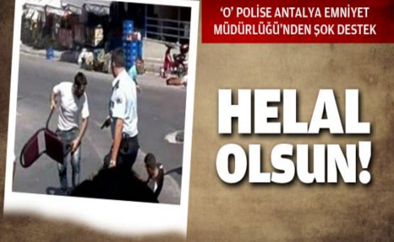 Emniyet müdüründen katil polise tebrik mesajı