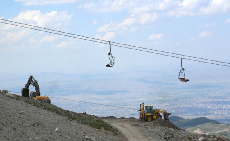 Erciyes Kayak Merkezi'ne olimpik pistler yapılıyor