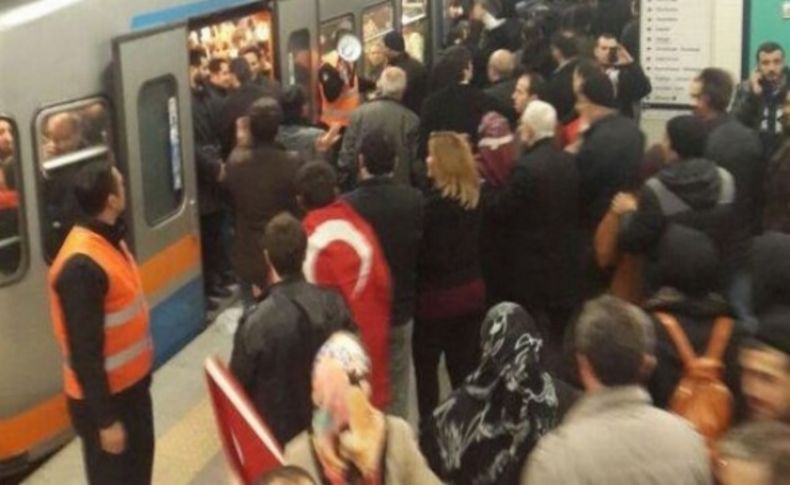 Erdoğan'ı karşılayan AKP'lilere metro ücretsiz