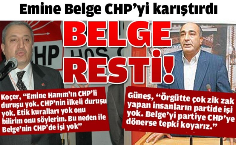 Eski başkanlardan Belge resti!