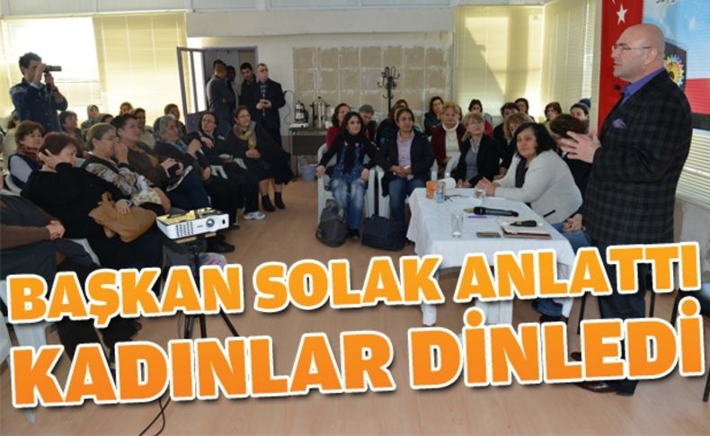 EVKA 2’li Kadınlar Başkan Metin Solak’ı ağırladı