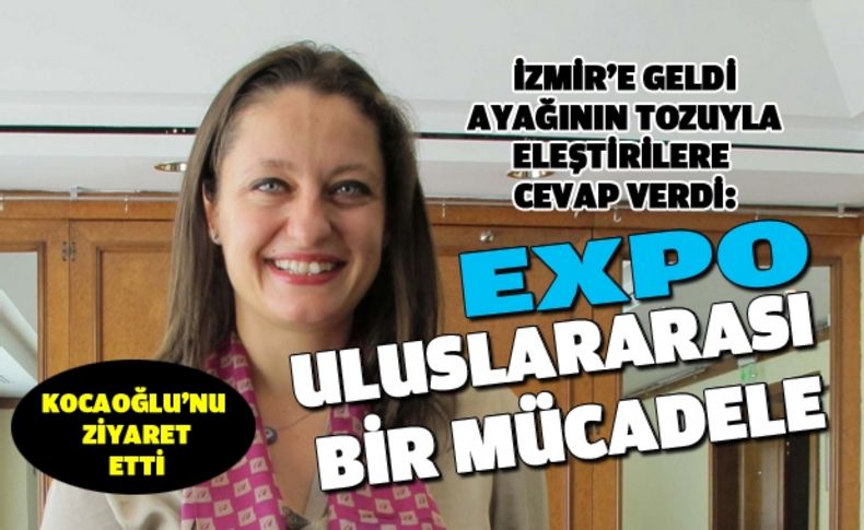 EXPO'da İzmir için sunum yapacak Pavey İzmir’e geldi