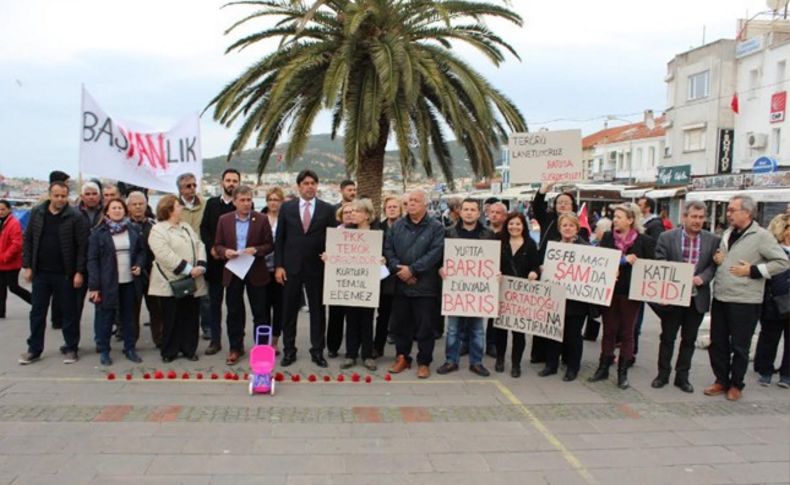 CHP Foça'dan teröre tepki!