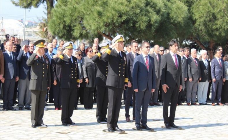 Çanakkale Zaferi'nin 101. Yılı nedeniyle Fpça'da tören