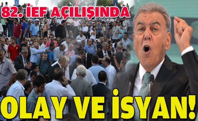 Fuar kapılarını olaylı açtı!