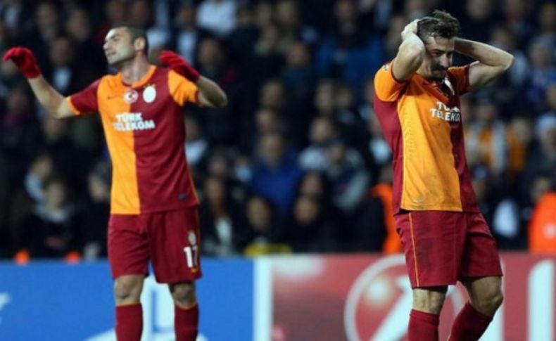 Galatasaray'ın boynu bükük