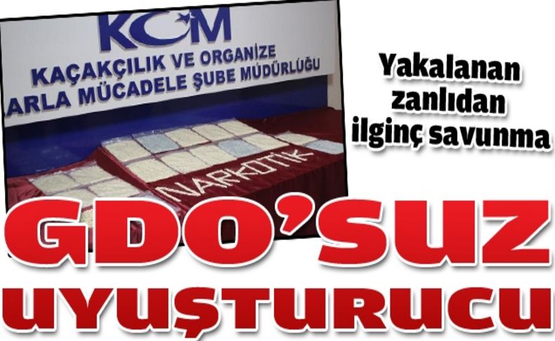 GDO'suz nohut var denilen poşetten uyuşturucu çıktı