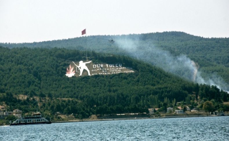 Gelibolu Yarımadası'ndaki orman yangını kontrol altına alındı