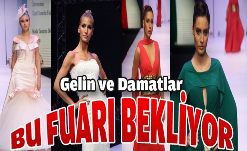 Gelinlik fuarı için son hazırlıklar