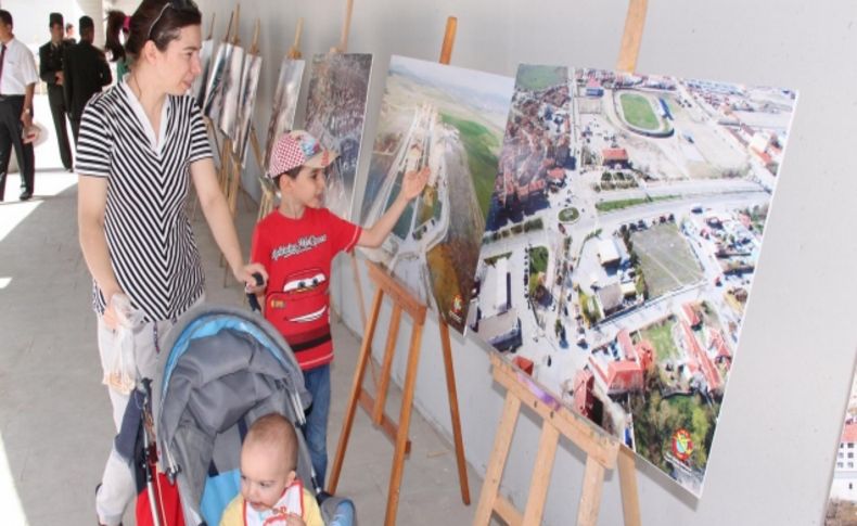 ‘Gökyüzünden Polatlı’ fotoğrafları sergilendi