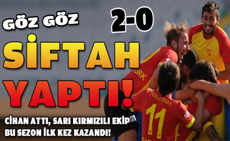 Göztepe siftah yaptı: 2-0