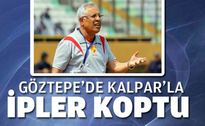 Göztepe'de Kalpar'la ipler koptu