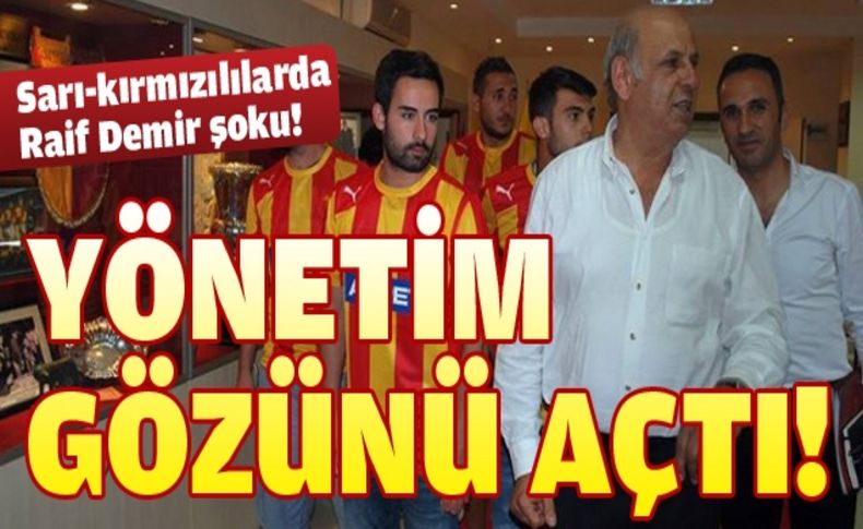 Göztepe'de Raif Demir şoku!