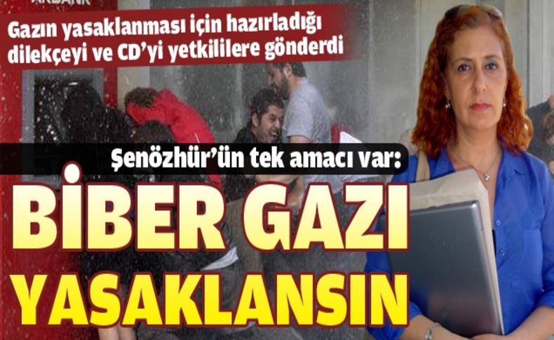 Gülhan Şenözhür'den ''Biber gazı kullanımı yasaklansın'' başvurusu